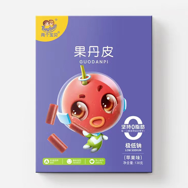 兩個(gè)寶貝果丹皮-蘋(píng)果味