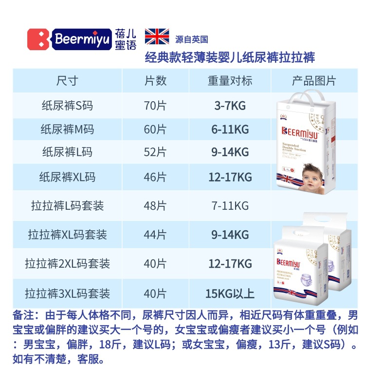 蓓兒蜜語(yǔ)Beermiyu拉拉褲嬰兒尿不濕輕薄尿褲寶寶紙尿褲透氣學(xué)步褲10.jpg