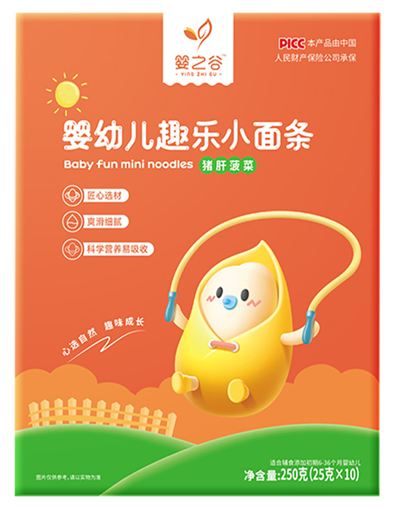 嬰之谷嬰幼兒趣樂小面條-豬肝菠菜