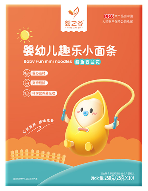 嬰之谷嬰幼兒趣樂小面條-鱈魚西蘭花