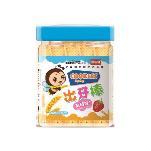 雅倍健出牙棒-草莓味