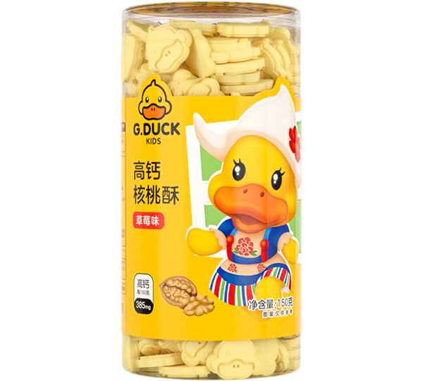 G.DUCK小黃鴨高鈣核桃酥 草莓味.png
