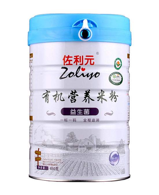 佐利元益生菌有機營養(yǎng)米粉450g