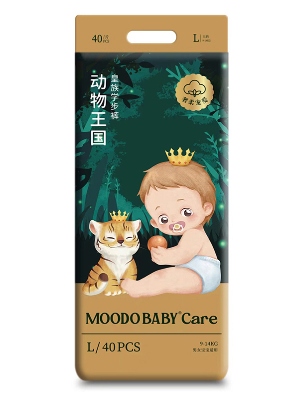 MOODO BABY®Care動物王國系列皇族學步褲L40