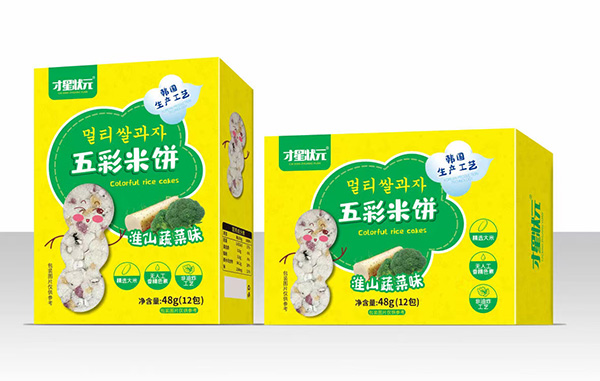 才星狀元五彩米餅-淮山蔬菜味