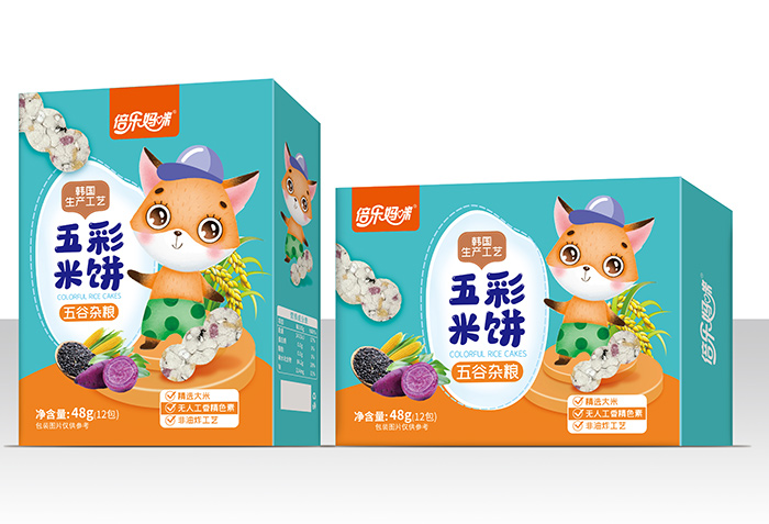 倍樂媽咪五彩米餅-五谷雜糧味