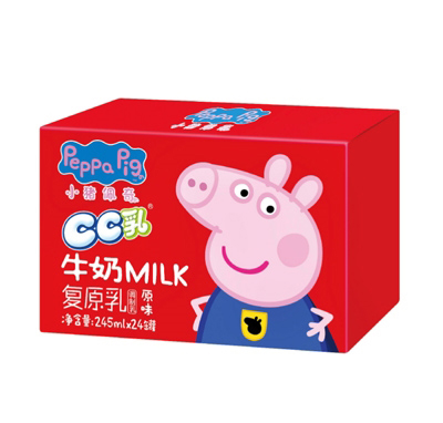 小豬佩奇CC乳牛奶復原乳調制乳245ml×24罐