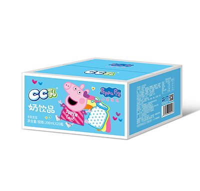 小豬佩奇CC乳奶飲品含乳飲料招商200ml×20