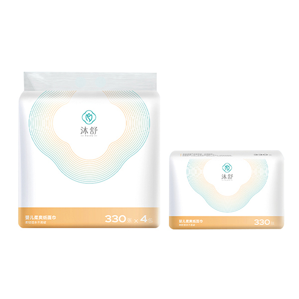 沐舒嬰兒柔爽紙巾--4連包