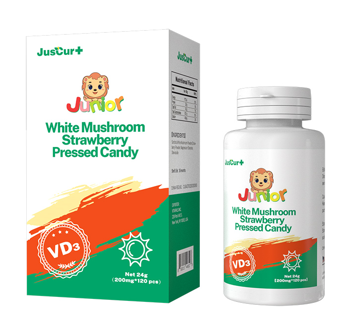 杰西佳白蘑菇草莓壓片糖果