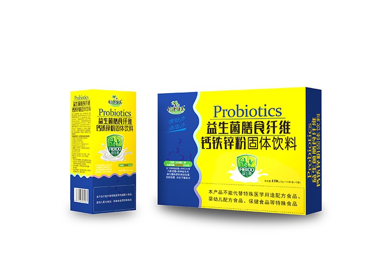 創(chuàng)康佳美益生菌膳食纖維鈣鐵鋅粉