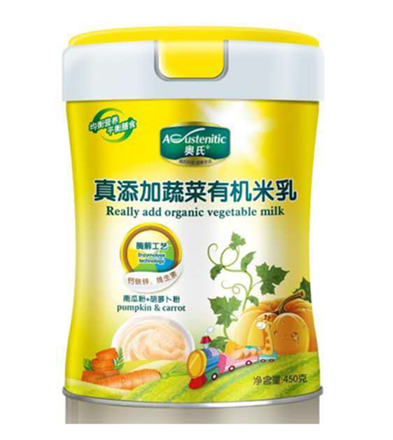 奧氏真添加蔬菜有機(jī)米乳 南瓜粉+胡蘿卜粉 450克.jpg 奧氏真添加蔬菜有機(jī)米乳 南瓜粉+胡蘿卜粉 450克.jpg