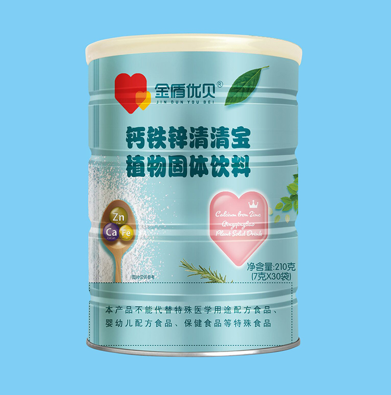 金盾優(yōu)貝鈣鐵鋅清清寶植物固體飲料