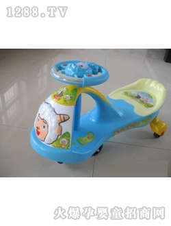 尼爾樂(lè)淺藍(lán)色兒童扭扭車(chē)