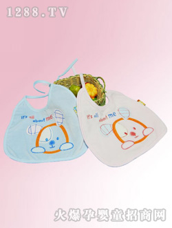 安嬰寶淡藍色yinge圍嘴