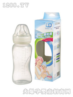 樂樂寶貝寬口徑食品級PP奶瓶