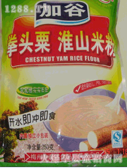 加谷拳頭栗淮山米粉即食有糖型食用
