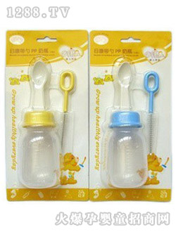 安嬰寶帶勺PP奶瓶