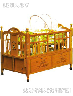 愛(ài)嬰寶嬰兒木床657