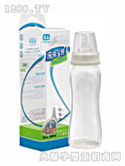 樂樂寶貝6安標(biāo)口PP奶瓶