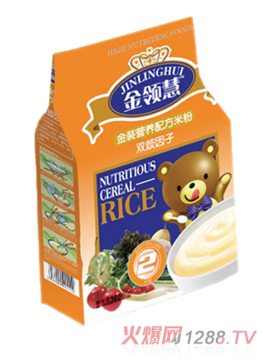 金領(lǐng)慧雙歧因子營養(yǎng)米粉