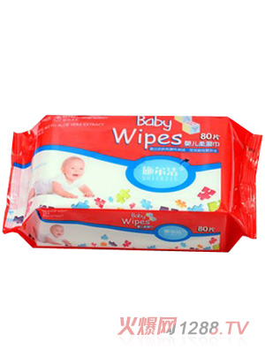 施爾潔嬰兒柔濕巾80片