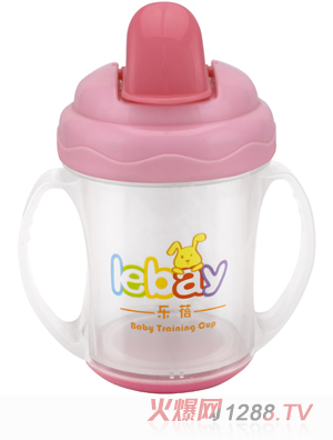 樂(lè)蓓嬰幼兒學(xué)飲杯6905粉紅色
