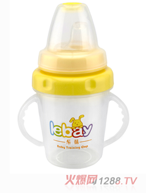 樂(lè)蓓嬰幼兒學(xué)飲杯6902黃色