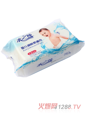 水之純嬰兒潤(rùn)膚柔濕巾80片裝