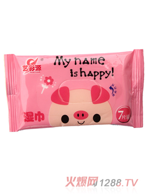 藝彩源嬰兒快樂濕巾7片