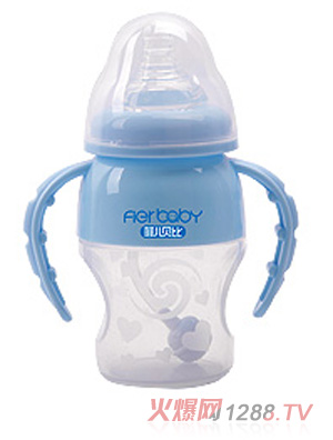 菲兒貝比寬口弧形自動硅膠奶瓶