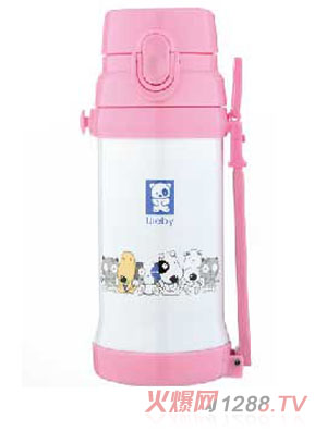 無雙寶貝保溫直飲壺650ML粉色