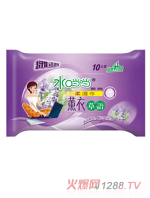 水當當薰衣草10片裝濕巾