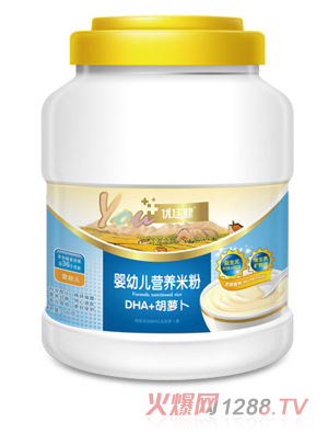 優(yōu)佳健DHA+胡蘿卜yingye營養(yǎng)米粉