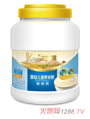 優(yōu)佳健鐵鋅鈣嬰幼兒營(yíng)養(yǎng)米粉