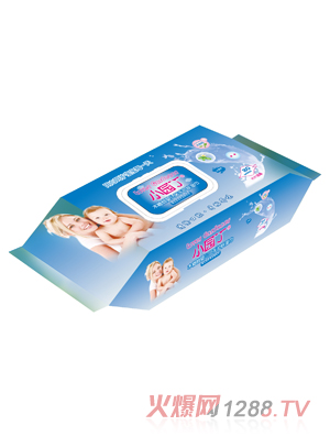 小園丁木糖醇嬰兒口手護膚濕巾80片蓋裝