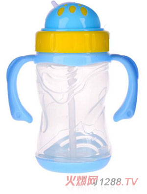 保利星雙手柄水杯藍色