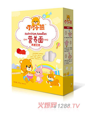 叮叮小熊營(yíng)養(yǎng)面-燕麥紅棗