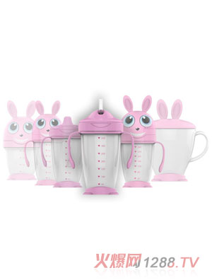 綠糖生活蜂蜜兔子水杯330ml