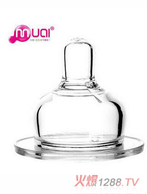 母愛(ài)PPSU奶瓶專(zhuān)用奶嘴寬口徑全硅膠