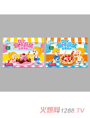 DIY趣味廚房（軟糖蛋糕、披薩）