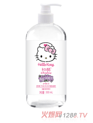 Hello Kitty初酷銀離子免洗手消毒凝膠（植物萃?。?00ml