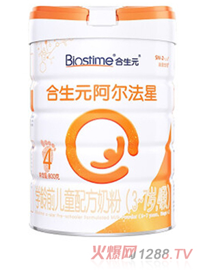 合生元阿爾法星學(xué)齡前兒童配方奶粉（3-7歲，4段）