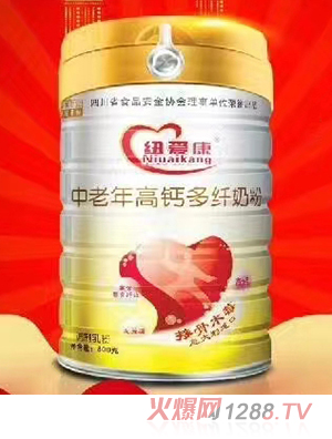 紐愛(ài)康中老年高鈣多纖奶粉