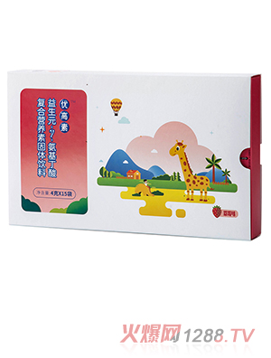 優(yōu)高素™益生元-γ-氨基丁酸復(fù)合營養(yǎng)素固體飲料（草莓味）