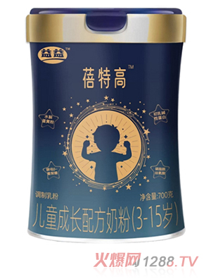 益益蓓特高兒童成長(zhǎng)配方奶粉