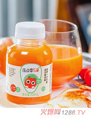 伍點(diǎn)零益生菌發(fā)酵胡蘿卜汁飲品