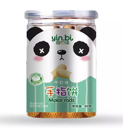 因貝佳牛奶味手指餅