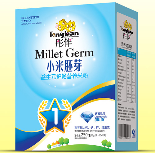 彤伴益生元護(hù)暢小米胚芽米粉盒裝