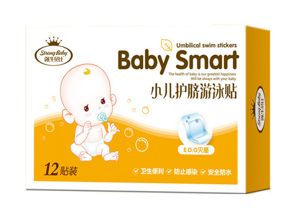 強牛貝比游泳貼